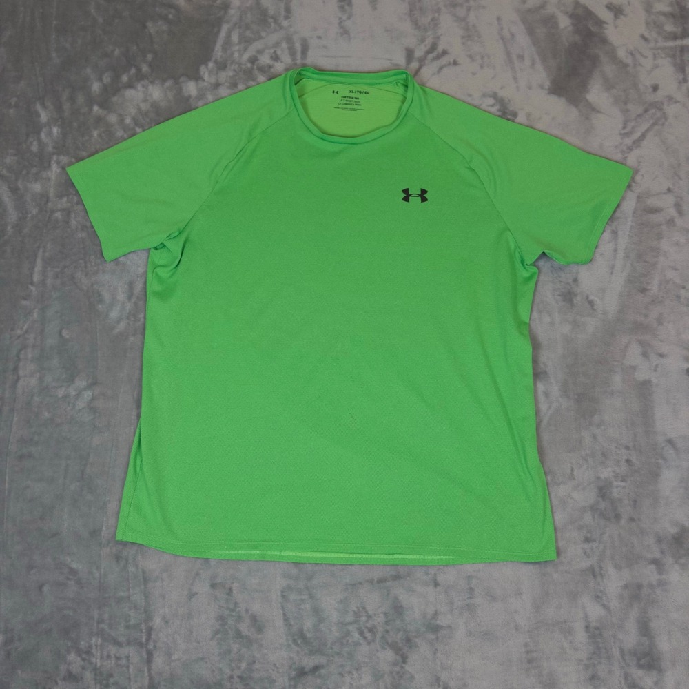 Under Armour Tech Tee Mens XL Green Short Sleeve Athletic Performance Shirt